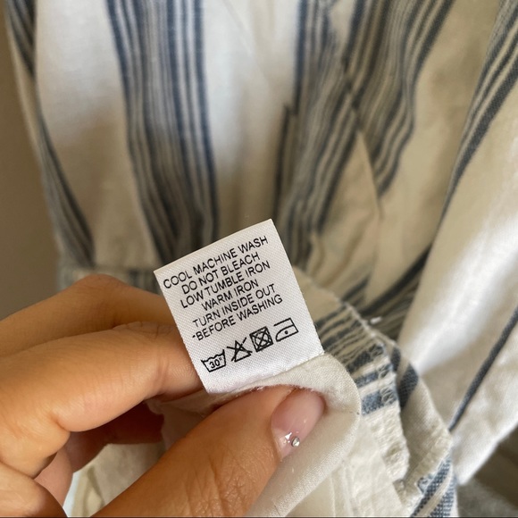 Tularosa Amelia Romper in Chambray Stripe (S) - Picture 6 of 11